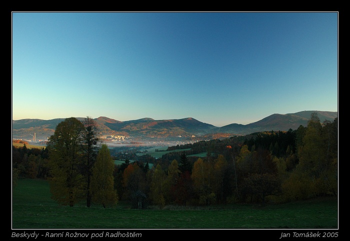 Beskydy - Ranní rožnov pod Radhoštěm