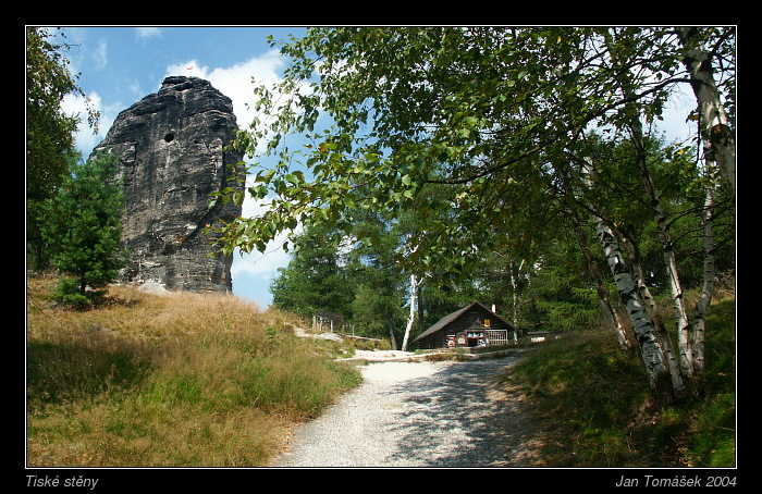 Tiské stěny - vstup